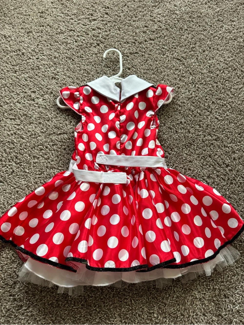 Disney Minnie Mouse Girls Costume Dress Red Polka Dot Size 2T